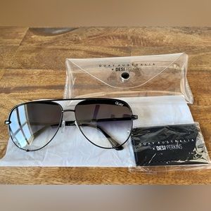 QUAY HIGH KEY Aviator Sunglasses